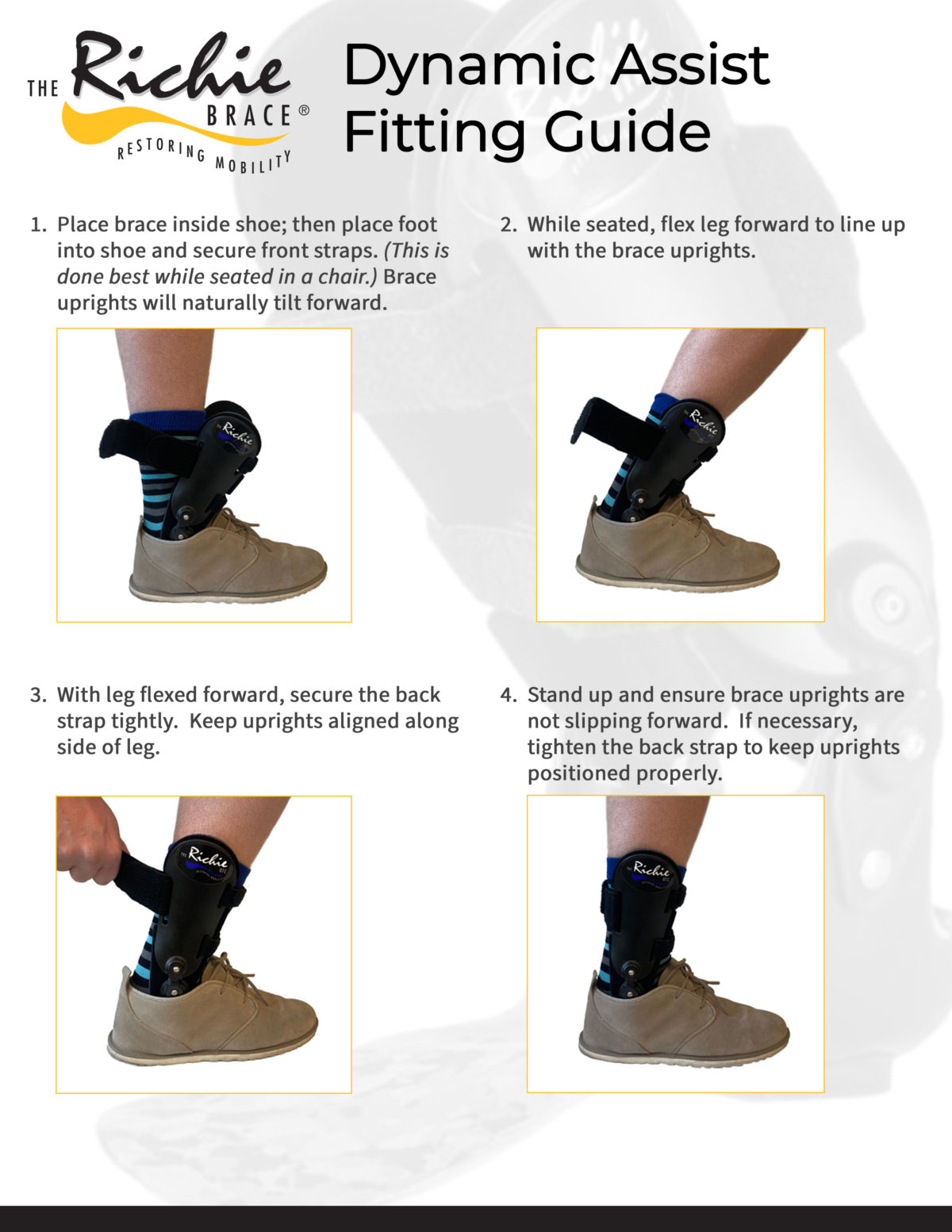 Fitting Guides The Richie Brace